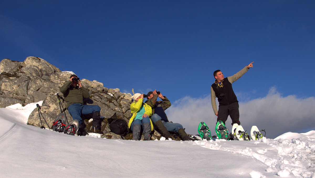 rutas en raquetas de nieve actividades de invierno experiencias de ecoturismoen fuentes del narcea degaña e ibias muniellos asturias