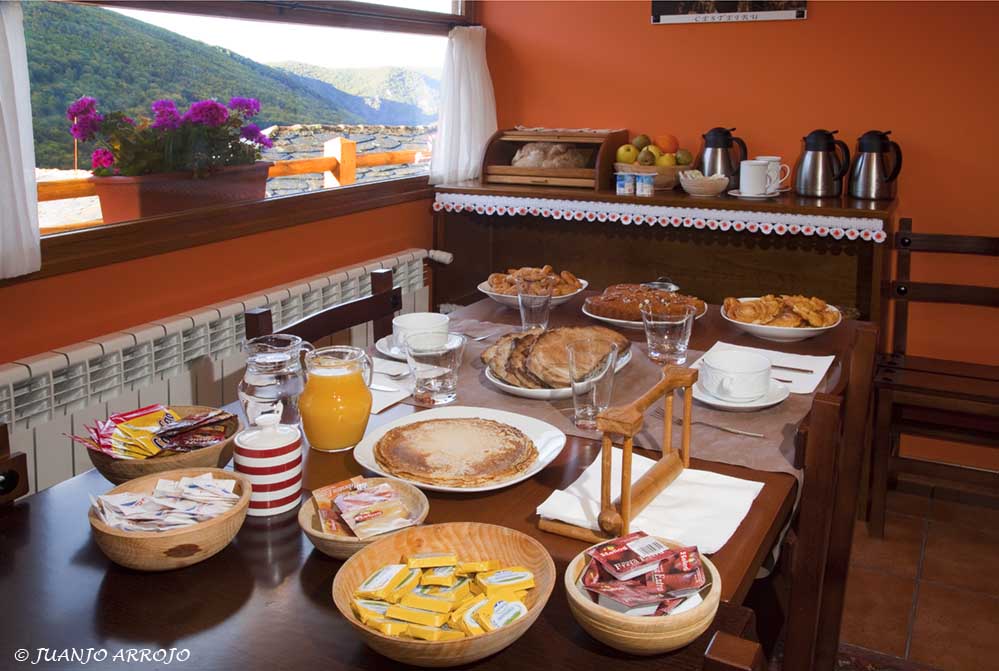 Sala común con desayuno
